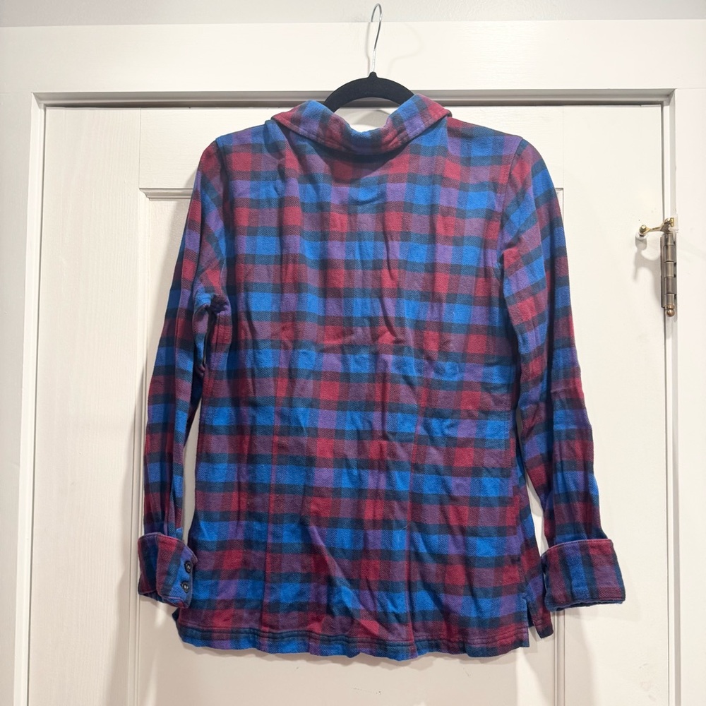 Patagonia Womens Long Sleeved Organic‎ Cotton Fjord Flannel Shirt Outdoor Hiking - Picture 5 of 12